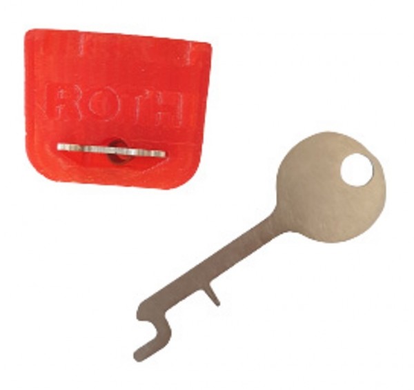 ROTH® Kipphebelsicherung 1 x Sicherungen mit 1 x Schlüssel